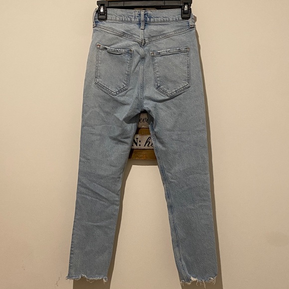 Agolde Sky Blue Denim Jeans - Picture 5 of 7